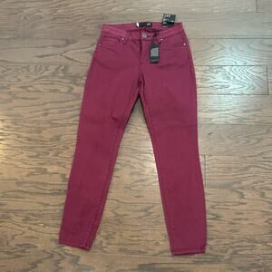 Kut From The Cloth Donna Ankle Skinny - Plum Purple Size 2 New